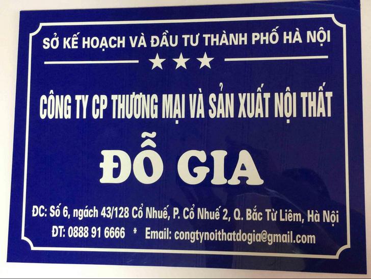 Làm biển công ty mica chất lượng cao