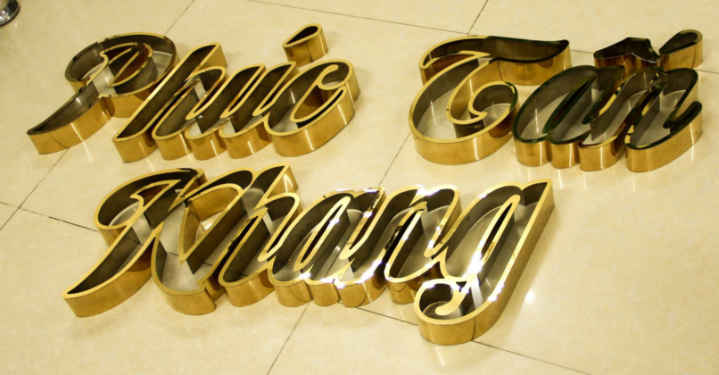 Chữ nổi quảng cáo